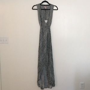 Black and White Maxi Dress